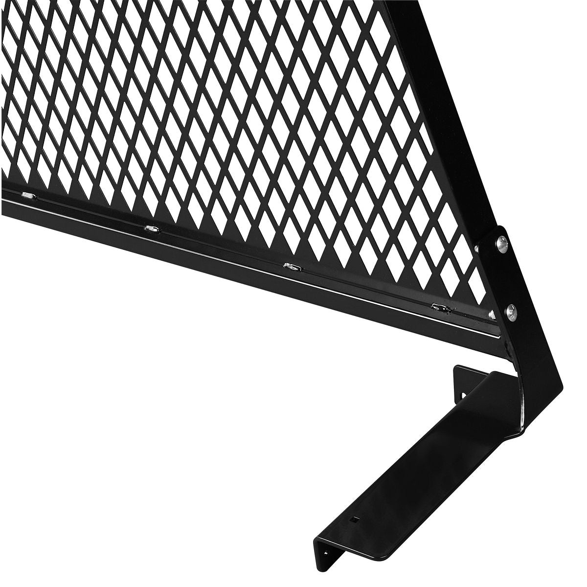 American Ladders & Scaffolds, 15+ Compact GM Cab Protector Mounting Kit - Steel, Gloss Black Finish