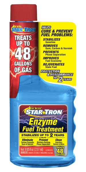 Star Tron, 6 Pack Star Tron 8 oz. Enzyme Fuel Treatment Starbrite 14308