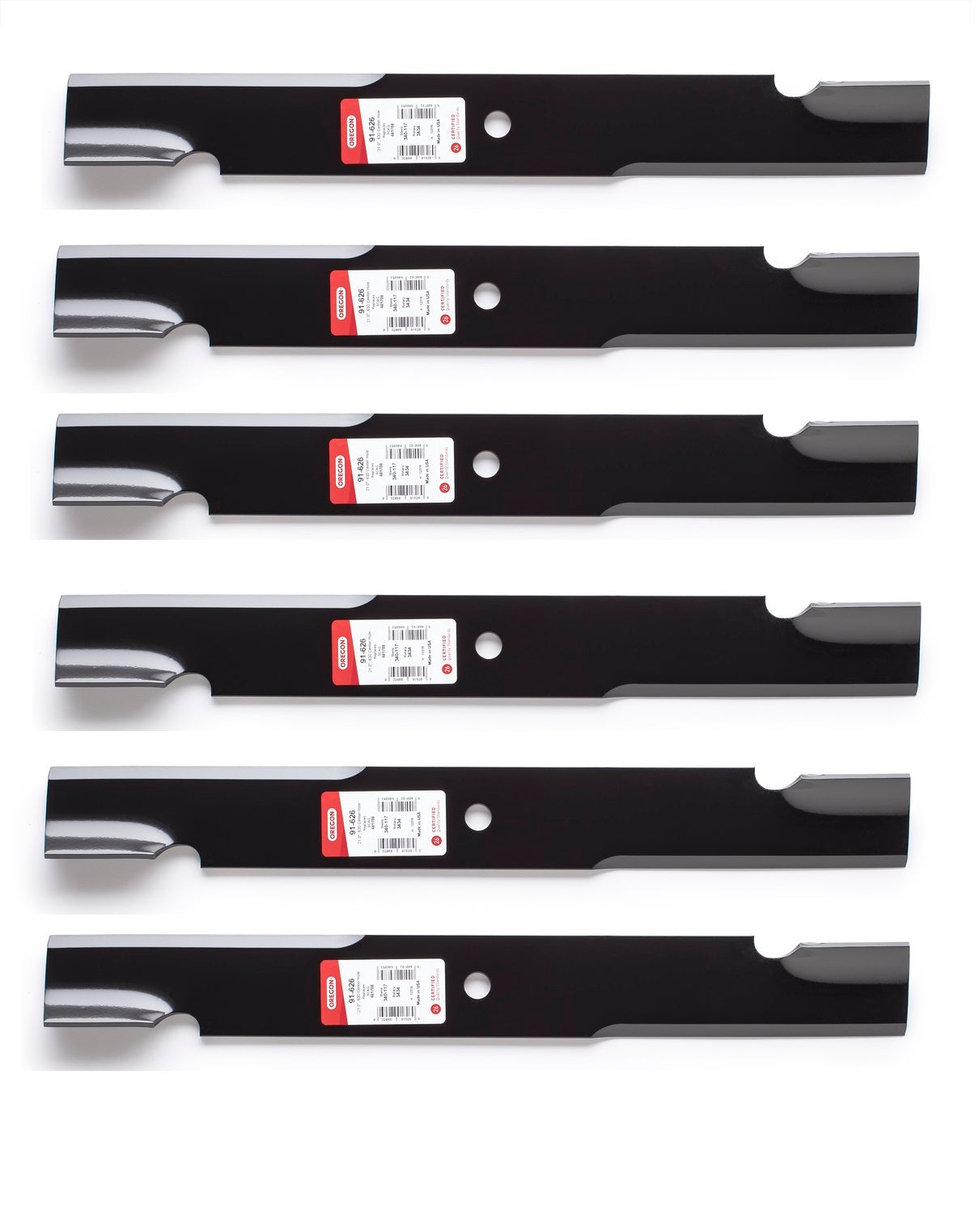 Oregon, 6PK 91-626 Oregon Lawn Mower Blades 61" for Scag Ferris 1520842 1520842S 5101755