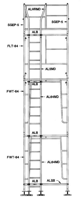 American Ladders & Scaffolds, Access Ladder