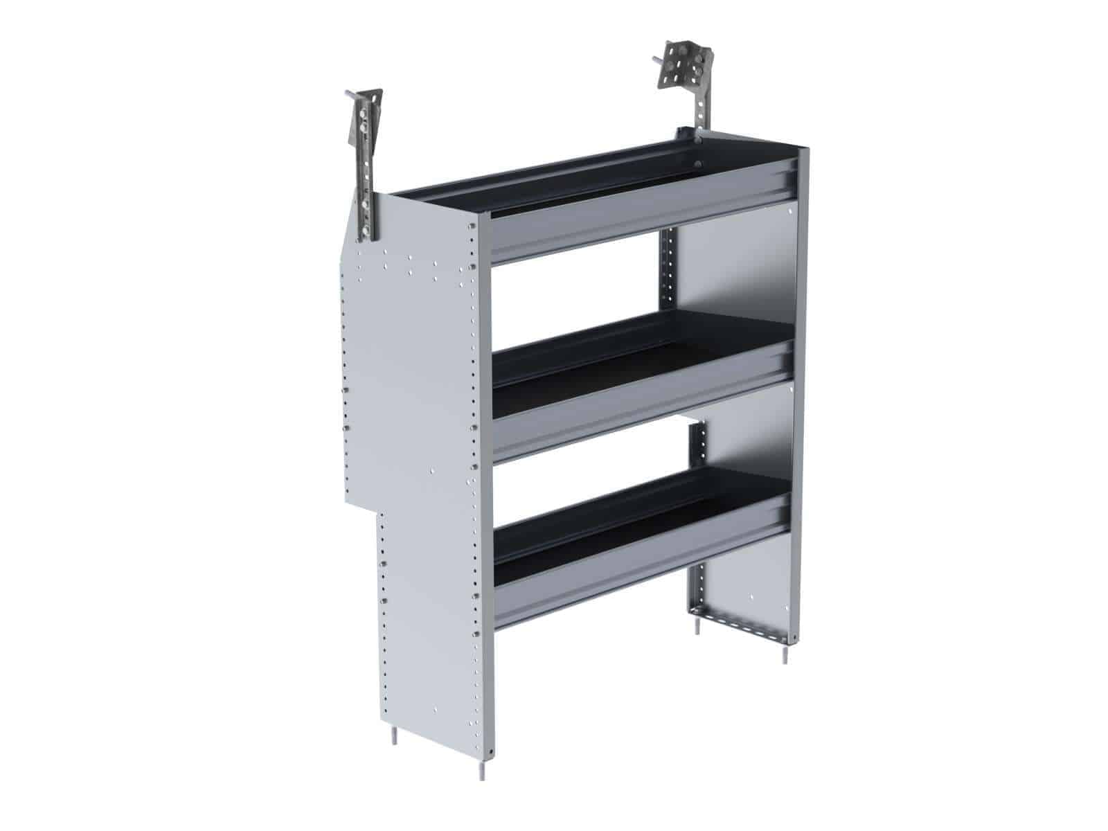 American Ladders & Scaffolds, Aluminum Shelving Unit for ProMaster City