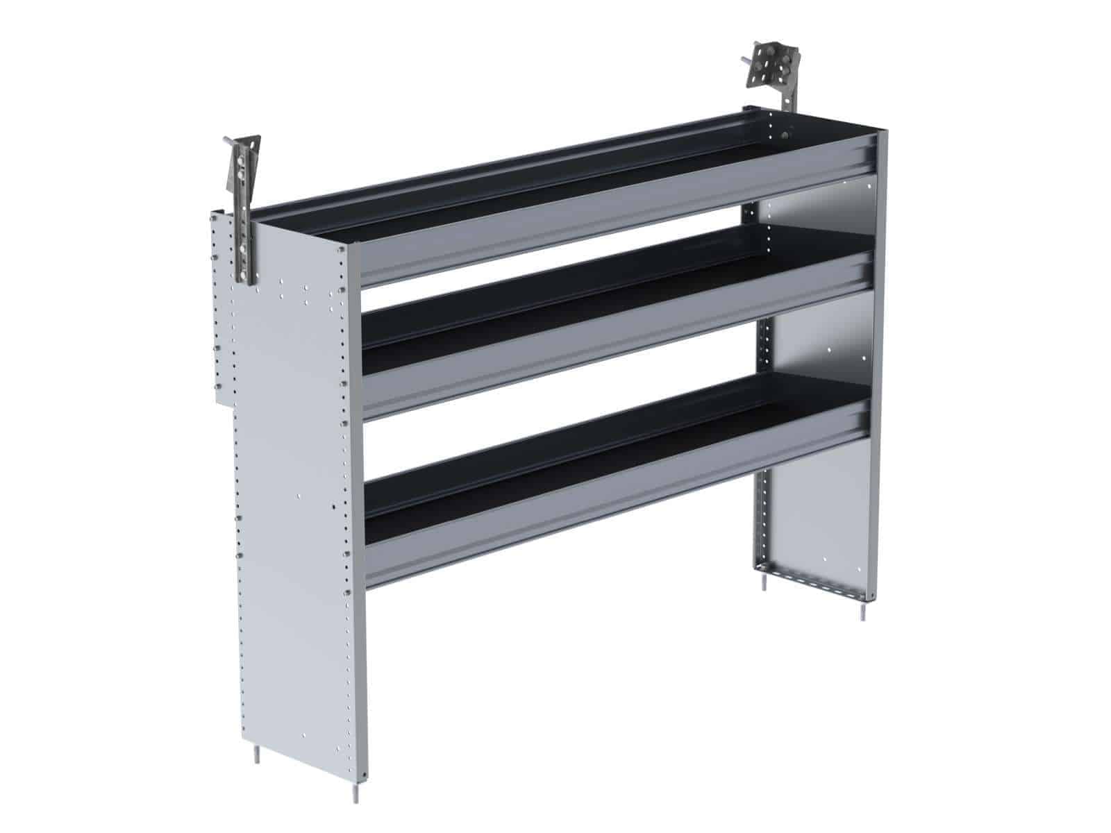 American Ladders & Scaffolds, Aluminum Shelving Unit for Transit Connect