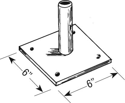 American Ladders & Scaffolds, Base Plate - Level Surfaces