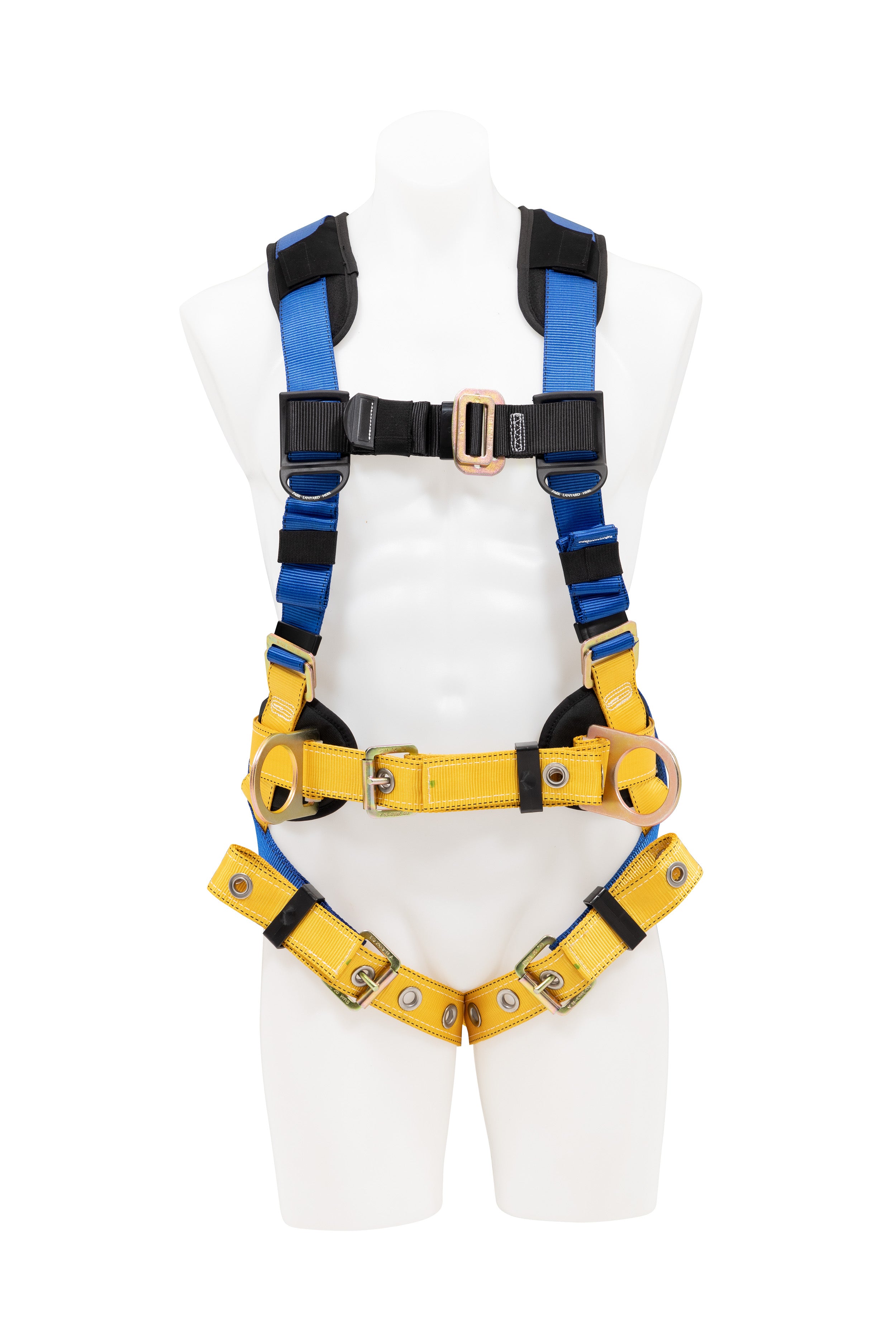 American Ladders & Scaffolds, BaseWear Construction Harness, Tongue Buckle Legs