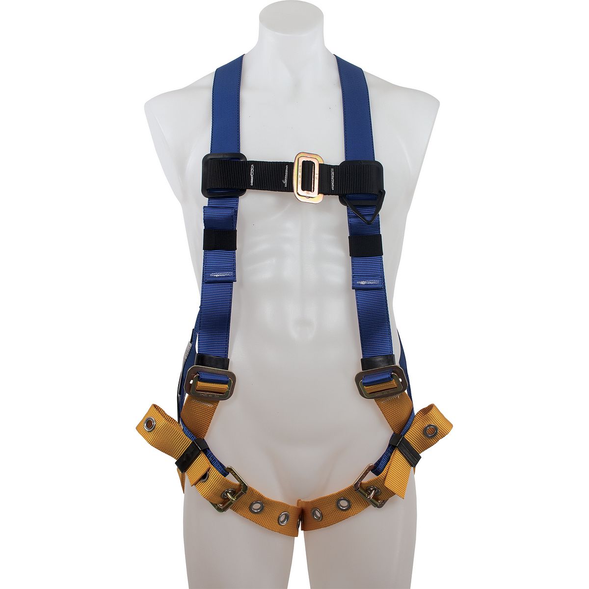 American Ladders & Scaffolds, BaseWear Standard Harness, Tongue Buckle Legs,  Quick Connect Chest (XXL)