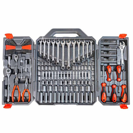 American Ladders & Scaffolds, CRESCENT CTK180 180 PC 1/4 AND 3/8 DR 6 PT SAE/METRIC PROFESSIONAL TOOL SET