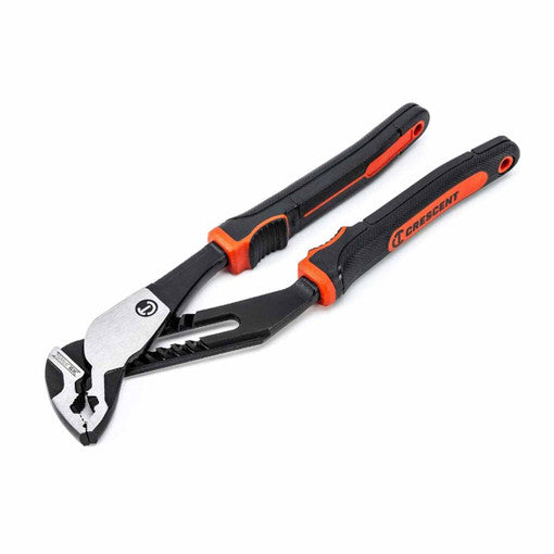 American Ladders & Scaffolds, CRESCENT RTZ28CGV 8" Z2 K9™ V-JAW DUAL MATERIAL TONGUE AND GROOVE PLIERS