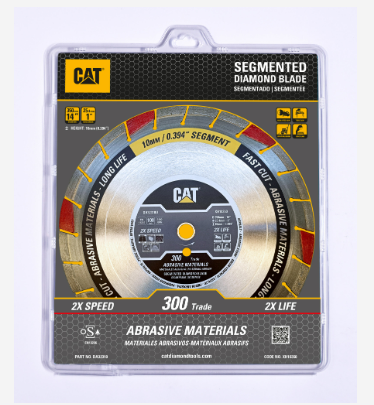 Caterpillar, Cat® 300 Trade Segmented Abrasive Materials Diamond Blade 14" - 350mm