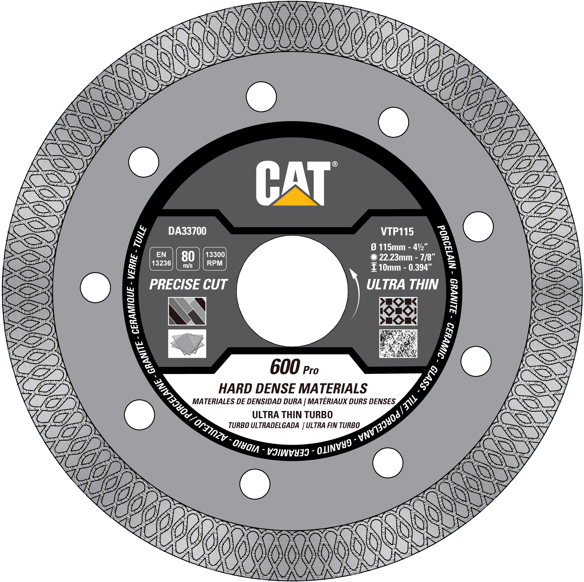 Caterpillar, Cat® 400 Pro Segmented Universal Building Products Diamond Blade 14" - 350mm