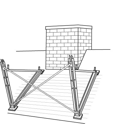 American Ladders & Scaffolds, Chimney Bracket