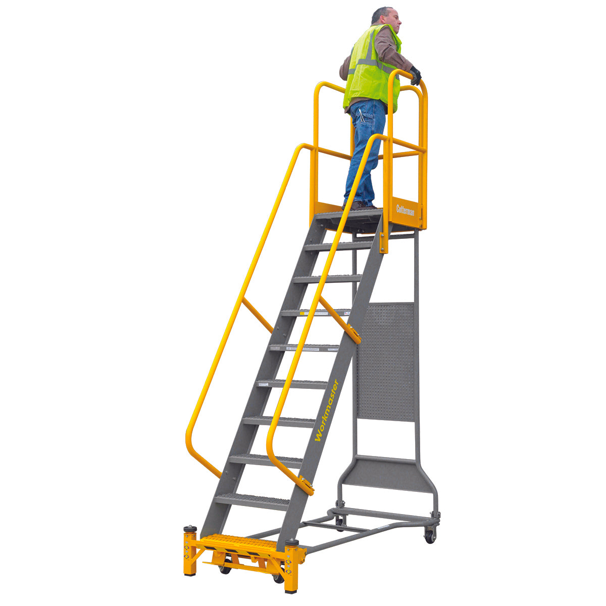 American Ladders & Scaffolds, Cotterman Workmaster Rolling Ladder - Steel - CALL FOR PRICING