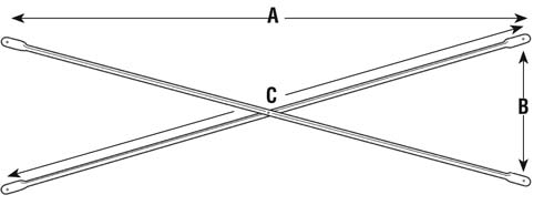 American Ladders & Scaffolds, Cross Brace 7'