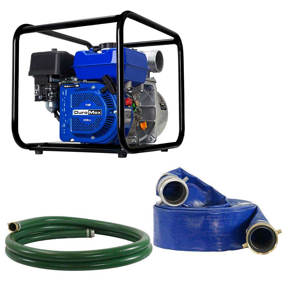 DuroMax, DuroMax XP650WP-LHK 208cc 220 GPM 3" Gas Engine Water Pump Kit