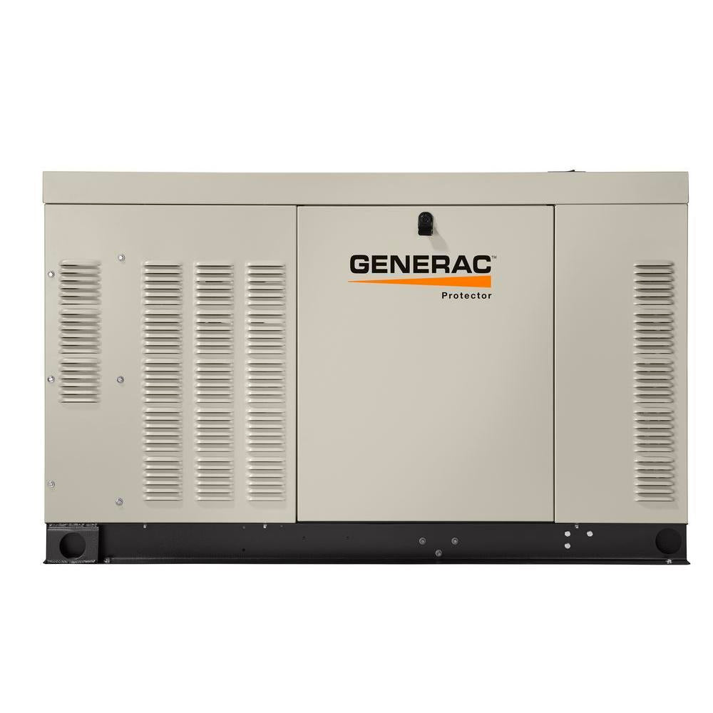 generac, GENERAC RG03015GNAX 30kw 120/208-Volt Three-Phase Protector Standby Generator