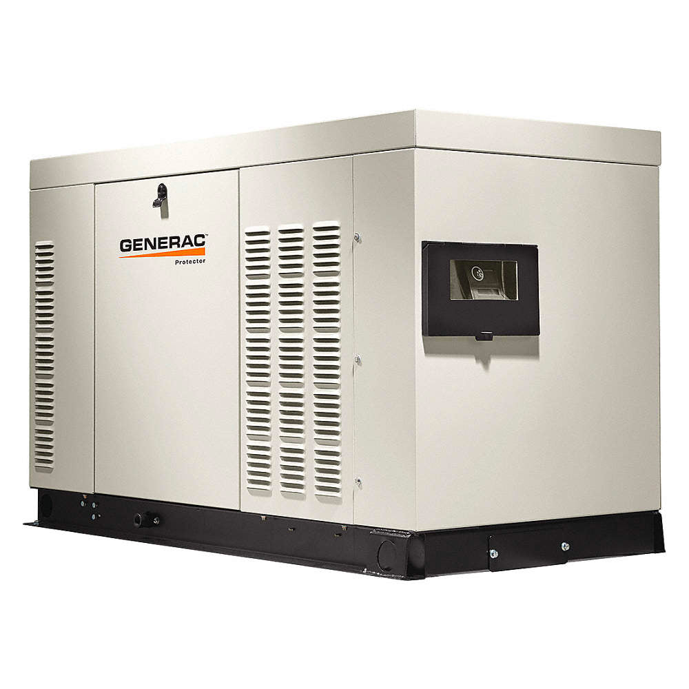 generac, GENERAC RG03015GNAX 30kw 120/208-Volt Three-Phase Protector Standby Generator