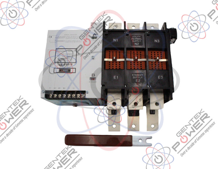 Generac Power Systems, Generac 0C8885/64776  200A 600V 3 Pole W Style Transfer Switch Contactor Assembly