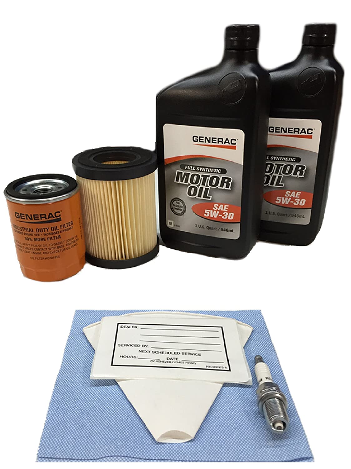 generac, Generac 0J57640SSM Genuine OEM Maintenance Kit for 8kW / 9kW Home Standby Generator