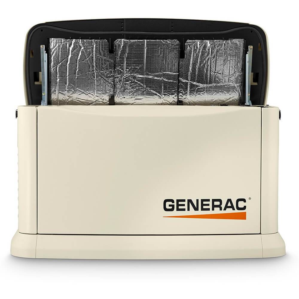 generac, Generac 70422 22/19.5,000-Watt Aluminum Wi-Fi Air-Cooled Standby Generator