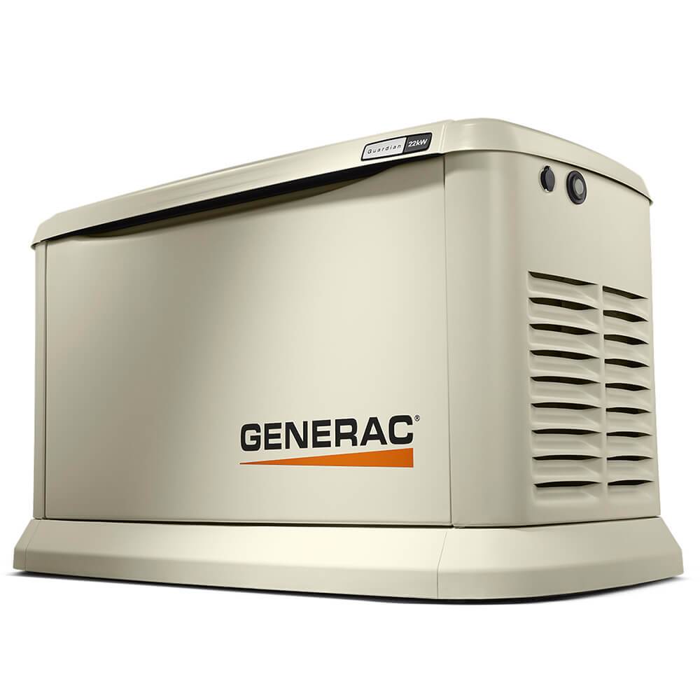 generac, Generac 70422 22/19.5,000-Watt Aluminum Wi-Fi Air-Cooled Standby Generator