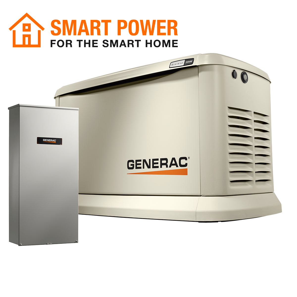 generac, Generac 70432 22,000-Watt Single Phase Auto Start Air Cooled Standby Generator