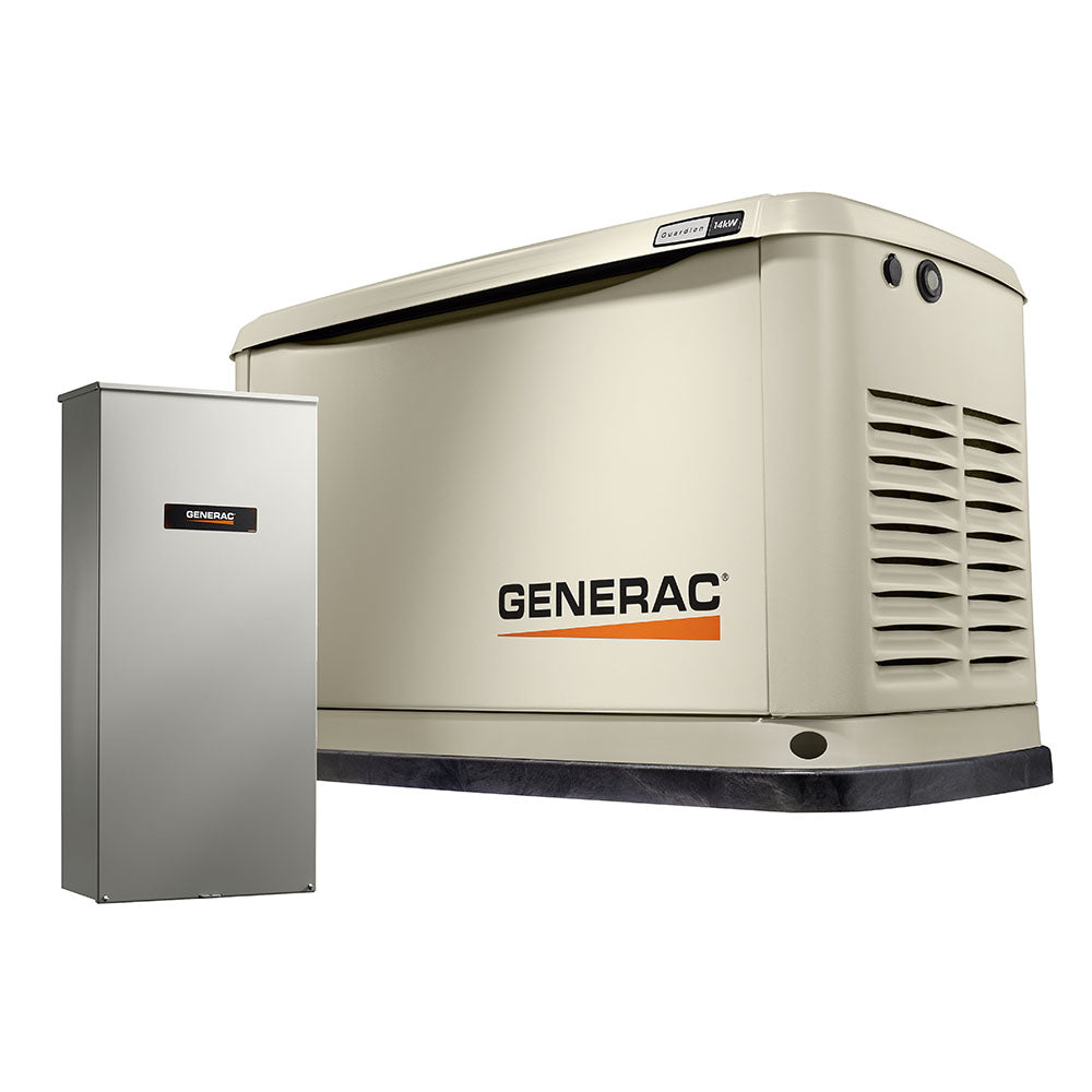 generac, Generac 7224 14kW Guardian Home Backup Standby Generator w/ Free Mobile Link