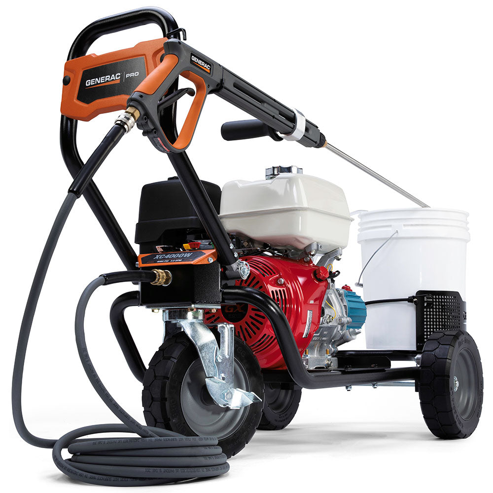 generac, Generac 8872 XC4000W 4000 PSI Gas Powered Pressure Washer w/ Honda Engine