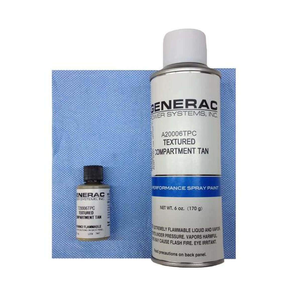 generac, Generac GNC-5653 Touch Up Bottle and Spray Can Paint Kit - Tan