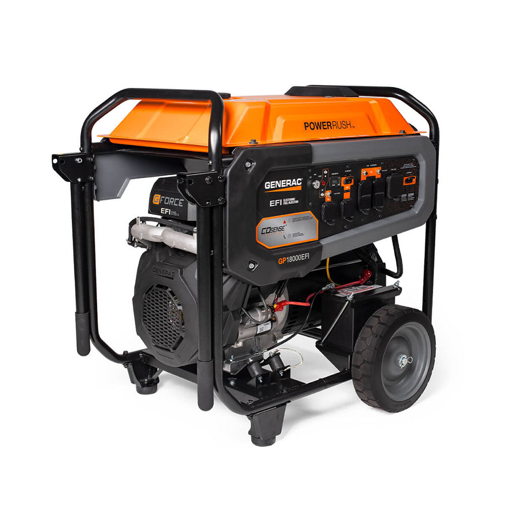 generac, Generac GP18000E 18000 Watt Gasoline  Portable Generator w/ Cosense Technology