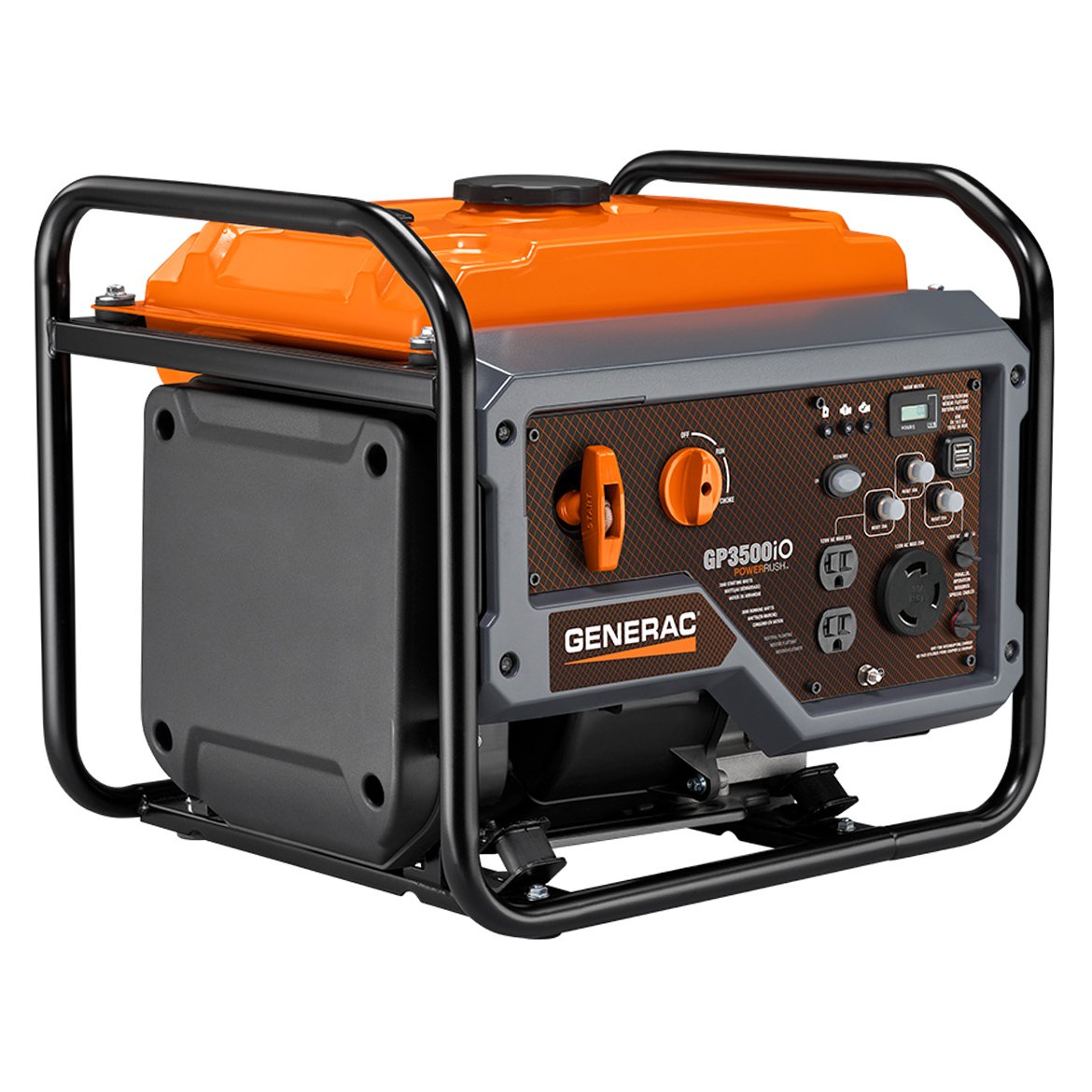 generac, Generac GP3500IO 3,500-Watt 212cc Recoil Start Portable Inverter Generator