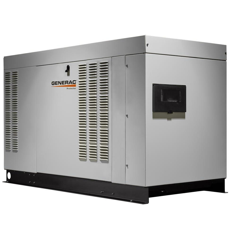 generac, Generac RG04845ANAC 48KW 4.5L 120/240V Liquid Cooled Home Standby Generator