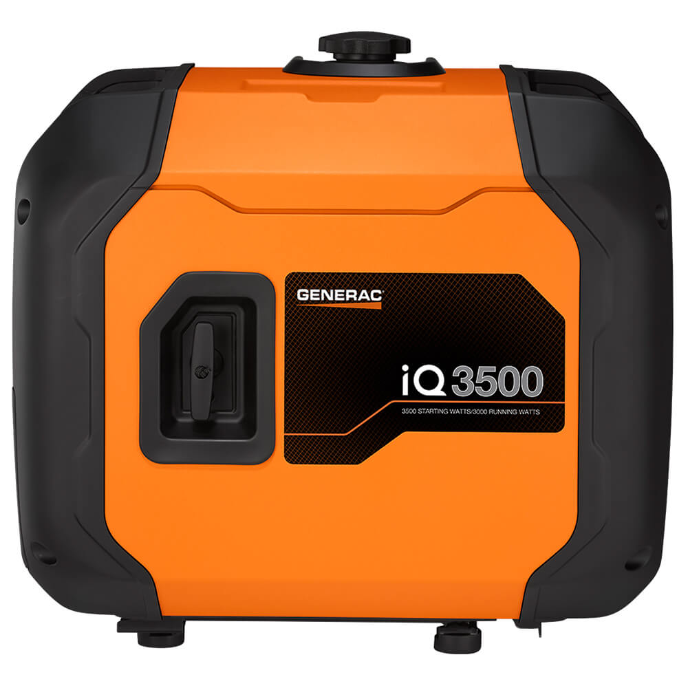 generac, Generac iQ3500 120-Volt 3,500-Watt OHV Electric/Recoil Start Inverter - 7127