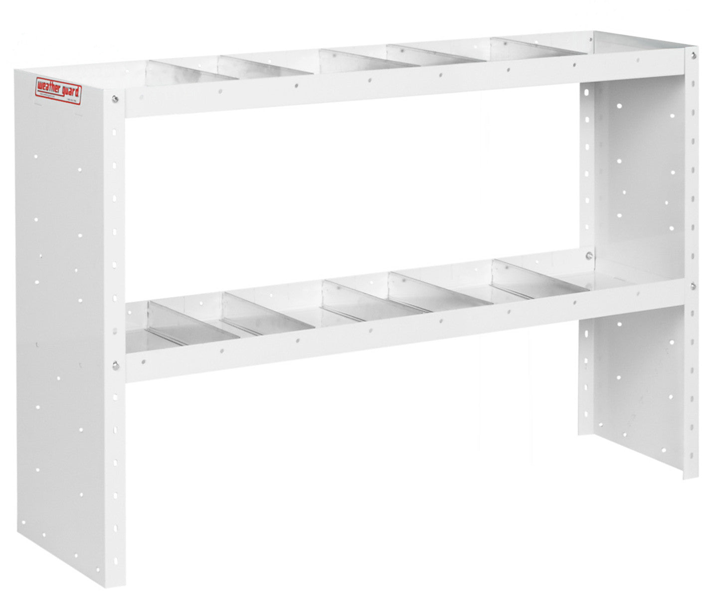 American Ladders & Scaffolds, Heavy Duty Adjustable 2 Shelf Unit, 52 in x 34 in x 13-1/2 in