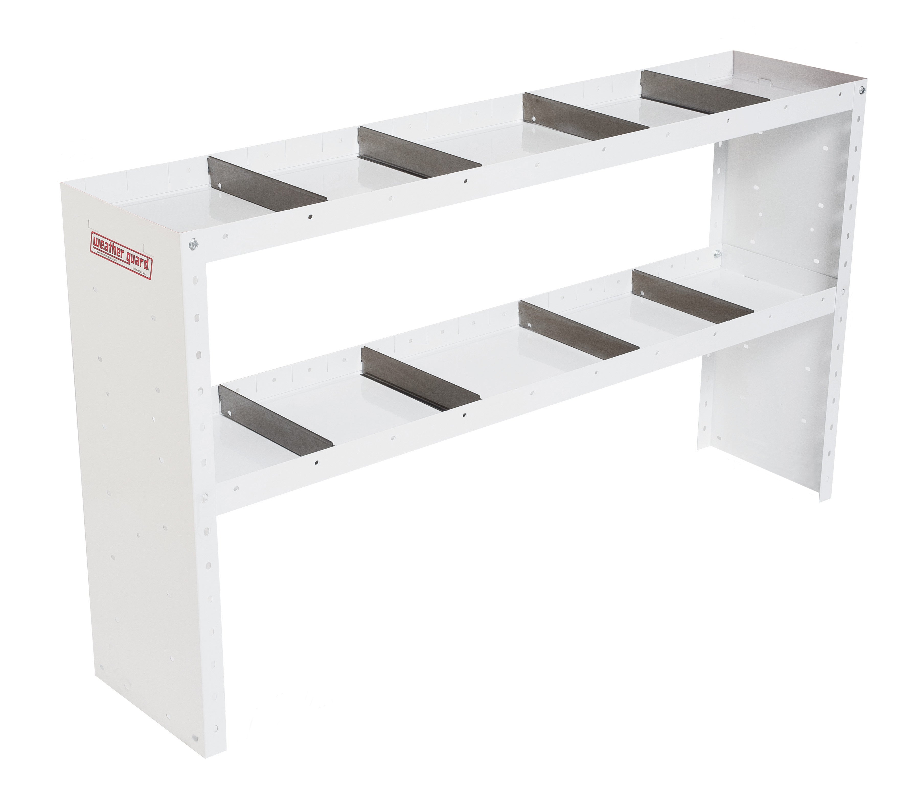 American Ladders & Scaffolds, Heavy Duty Adjustable 2 Shelf Unit, 60 in x 34 in x 13-1/2 in