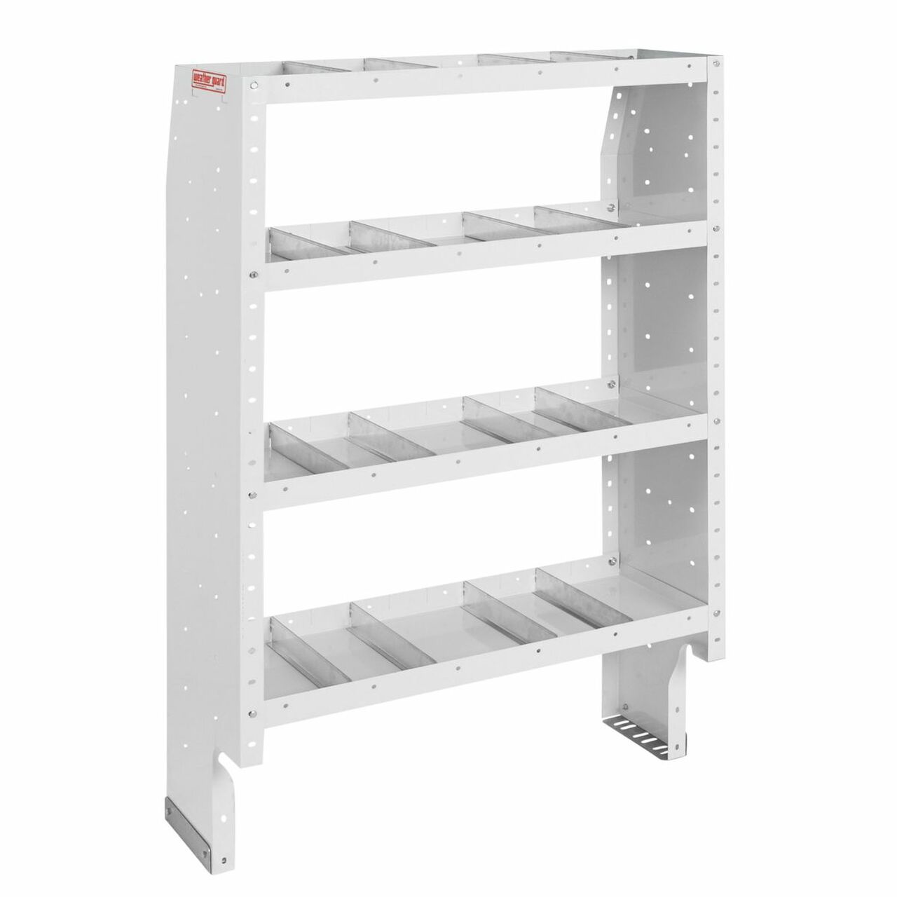 American Ladders & Scaffolds, Heavy Duty Adjustable 4 Shelf Unit, 36 in x 60 in x 16 in