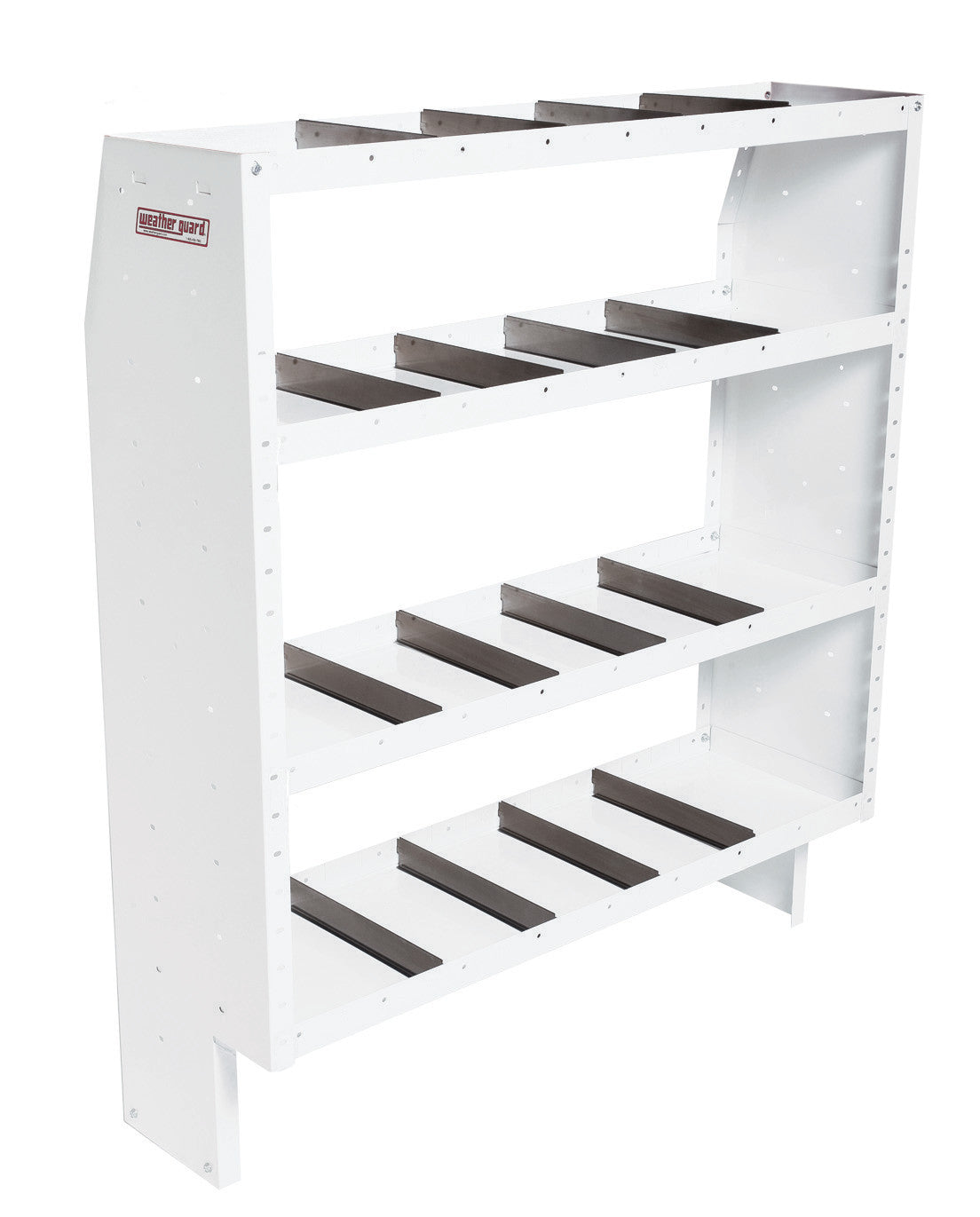 American Ladders & Scaffolds, Heavy Duty Adjustable 4 Shelf Unit, 52 in x 60 in x 16 in