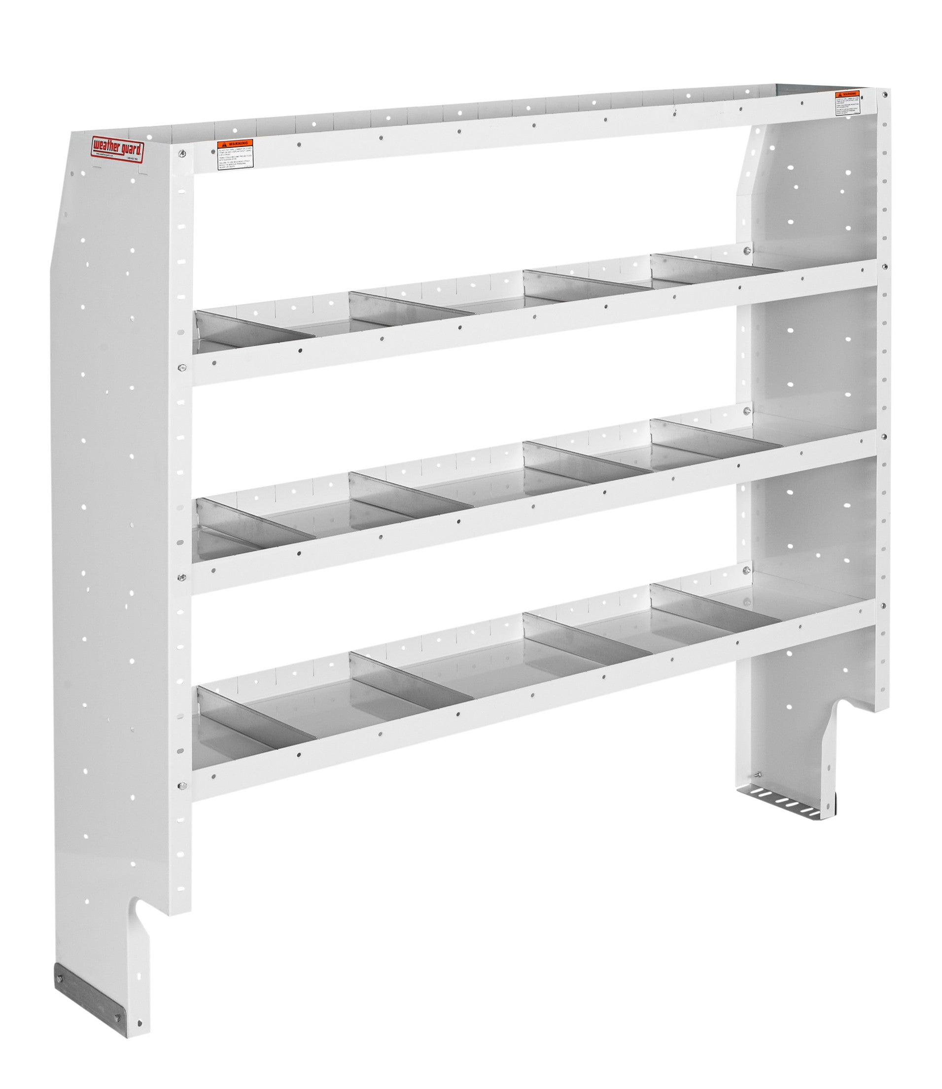 American Ladders & Scaffolds, Heavy Duty Adjustable 4 Shelf Unit, 60 in x 60 in x 16 in