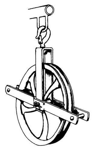 American Ladders & Scaffolds, Hoist Arm Wheel