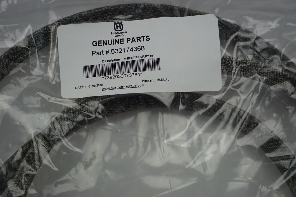 Husqvarna, Husqvarna 532174368 Genuine OEM Primary V Belt 48"