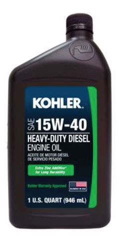 Kohler, Kohler Part Number 25 357 48-S Genuine OEM Case of Oil 15W40 Diesel