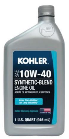 Kohler, Kohler Part Number 25 357 70-S Genuine OEM Case 10W40 Synthetic Blend Engine Oil