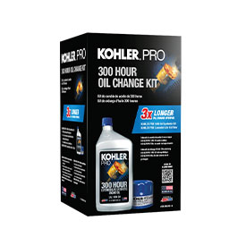 Kohler, Kohler Pro 25 850 01-S Genuine OEM 1 Quart 300 Hour Oil Change Kit