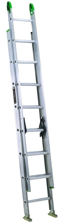 American Ladders & Scaffolds, LOUISVILLE LADDER 16-FOOT ALUMINUM EXTENSION LADDER, TYPE II, 225-POUND LOAD CAPACITY, AE4216PG