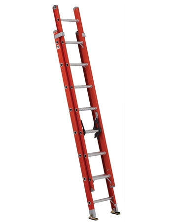 American Ladders & Scaffolds, LOUISVILLE LADDER 16-FOOT FIBERGLASS EXTENSION LADDER, TYPE IA, 300-POUND LOAD CAPACITY, FE3216