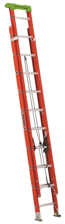 American Ladders & Scaffolds, LOUISVILLE LADDER 20-32' FOOT FIBERGLASS EXTENSION LADDER, TYPE IA, 300-POUND LOAD CAPACITY, L-3022-PT