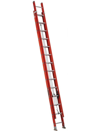 American Ladders & Scaffolds, LOUISVILLE LADDER 28-FOOT FIBERGLASS EXTENSION LADDER, TYPE IA, 300-POUND LOAD CAPACITY, FE3228