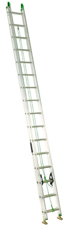 American Ladders & Scaffolds, LOUISVILLE LADDER 32-FOOT ALUMINUM EXTENSION LADDER, TYPE II, 225-POUND LOAD CAPACITY, AE4232PG