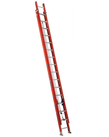 American Ladders & Scaffolds, LOUISVILLE LADDER 32-FOOT FIBERGLASS EXTENSION LADDER, TYPE IA, 300-POUND LOAD CAPACITY, FE3232