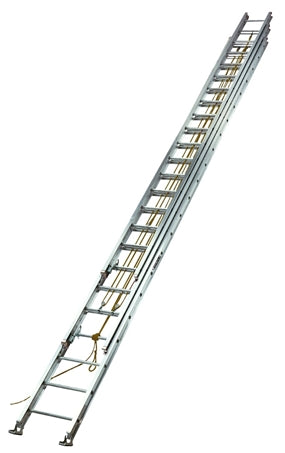 American Ladders & Scaffolds, LOUISVILLE LADDER 60-FOOT ALUMINUM EXTENSION LADDER, TYPE I, 250-POUND LOAD CAPACITY, AE1660