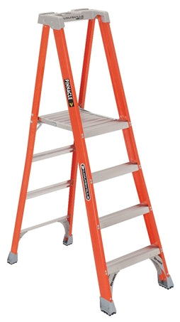 American Ladders & Scaffolds, LOUISVILLE LADDER FIBERGLASS PINNACLE PRO PLATFORM   LADDER, TYPE IA, 300-POUND LOAD CAPACITY 4'-12'