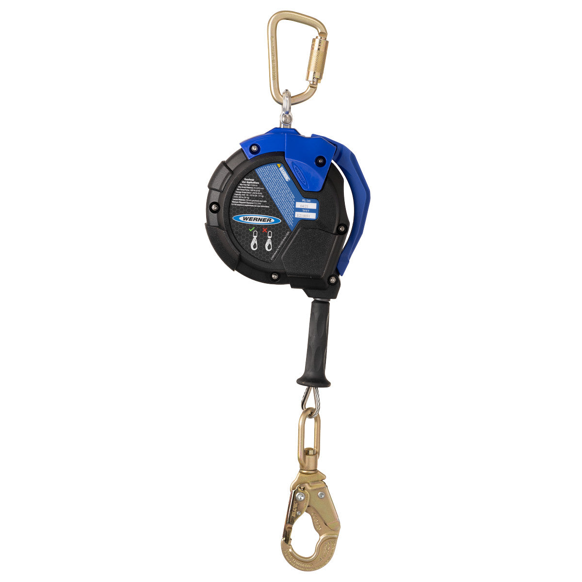 American Ladders & Scaffolds, Max Patrol 20’ Cable Self-Retracting Lifeline - Thermoplastic Housing w/Snap Hook (replaces R310020)